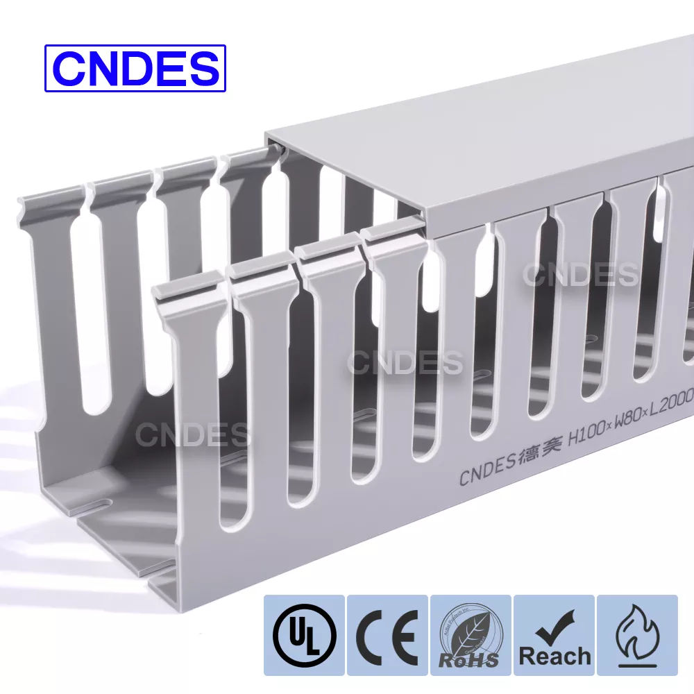 Conduit de câblage flexible en PVC à fente 100 × 80