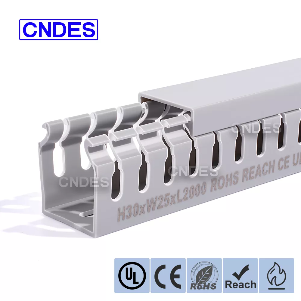 Conduit de protection de fil en PVC à fente 30 × 25