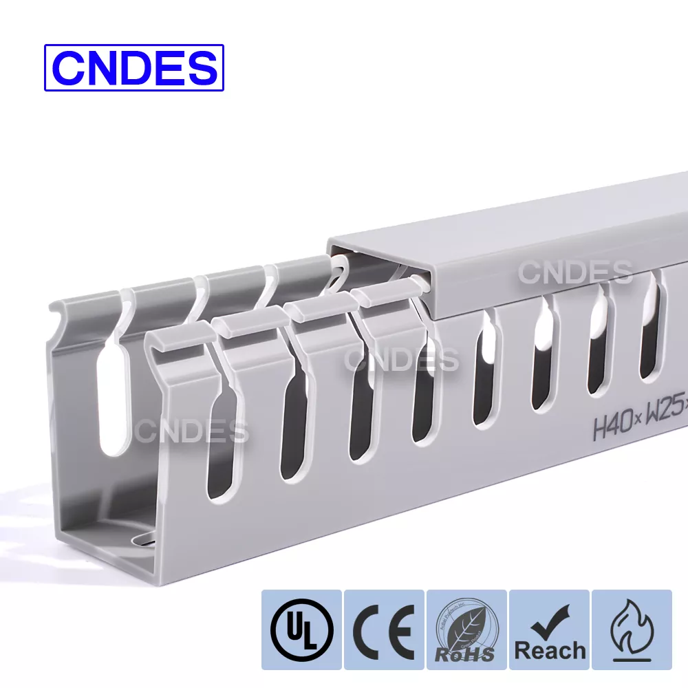 Conduit d'installation de câblage en PVC 40 × 25