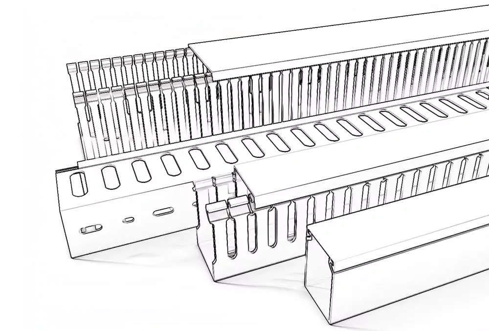 Conduits de câblage en PVC personnalisés
